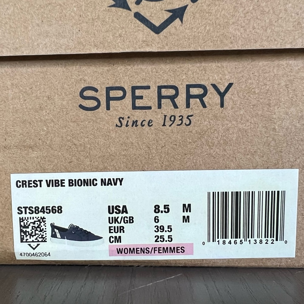 New Sperry CREST VIBE BIONIC DARK NAVY - Picture 16 of 16